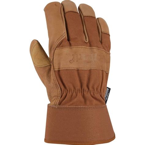 Carhartt Mens Insulated Grain Leather Safety Cuff Work Glove Traditions Clothing And T Shop