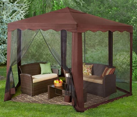 Hexagon Gazebo Outdoor Furniture Patio Yard Party Tent With Netting And Canopy Other Structures