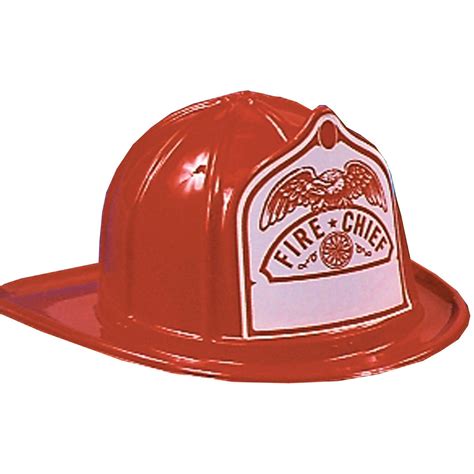 Fire Fighter Helmet Red Fireman Hat Fire Chief Hat Fireman Costume