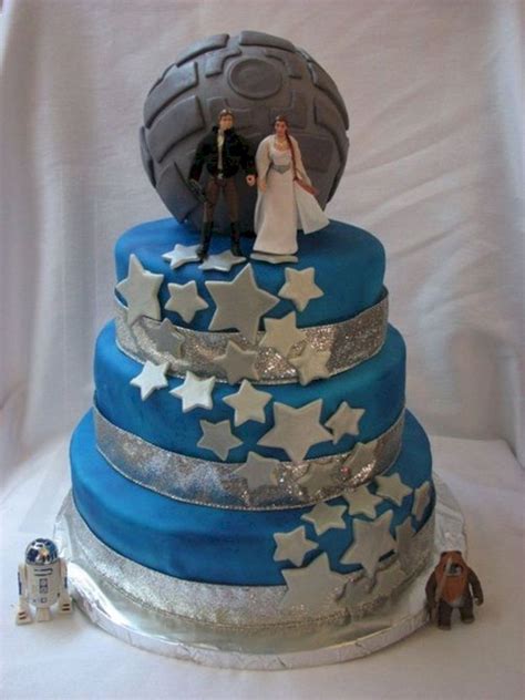 60 Unique Star Wars Wedding Cake Ideas Vis Wed Star Wars Wedding