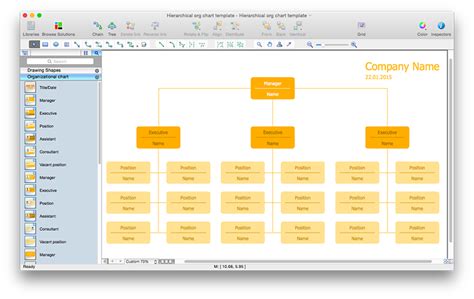 Create A Hierarchical Organizational Chart Conceptdraw Helpdesk