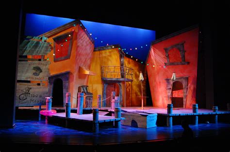 Scenic Design For Scapino By Eric Luchen At Purdue University Set