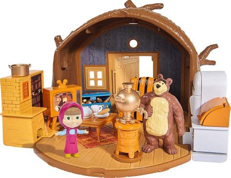 Simba 109301632 Masha Bears House Playset Multicolor Uk Toys And Games