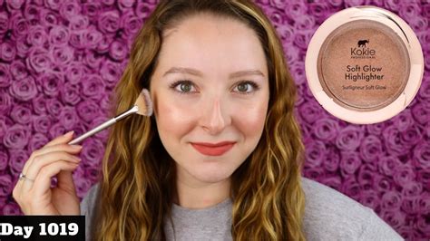 Kokie Cosmetics Soft Glow Highlighter In Heavenly Swatch And Review Youtube