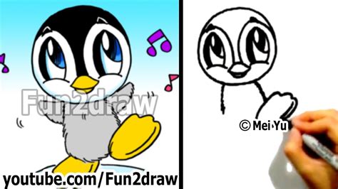 Funny rats cute rats animals and pets funny animals cute animals strange animals hamsters pet rodents rat care. Easy Things to Draw - How to Draw a Cartoon Baby Penguin ...