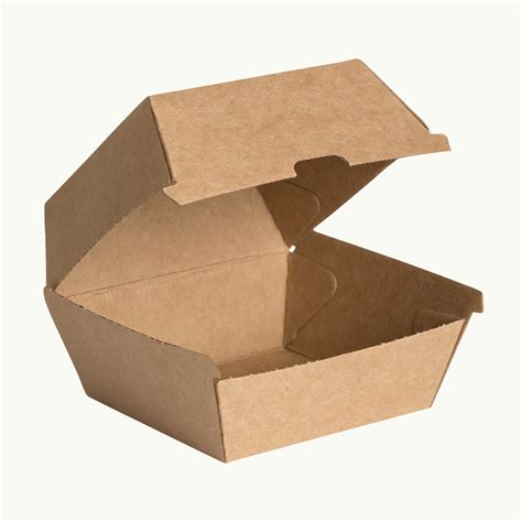 Ecoware Packaging Kraft Burger Box
