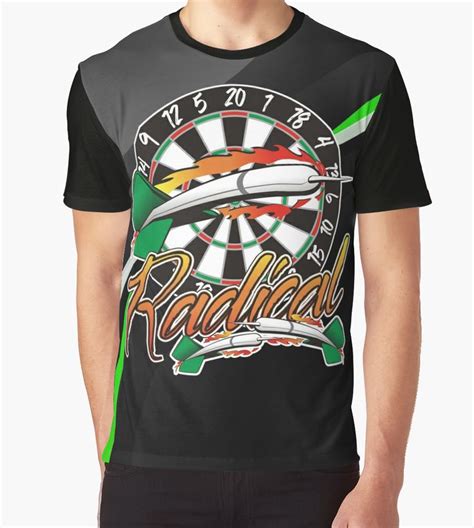 Radical Darts Shirt Graphic T Shirt By Mydartshirts Dart Shirts