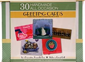 60 all occasion greeting cards assortment, large unique assorted cards with greeting inside. Amazon.com: 30 Handmade All Occasion Greeting Cards in a Decorative Box: Health & Personal Care