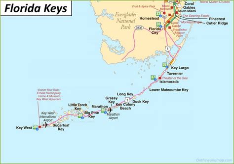 Florida Keys Map Us Maps Of Florida Keys