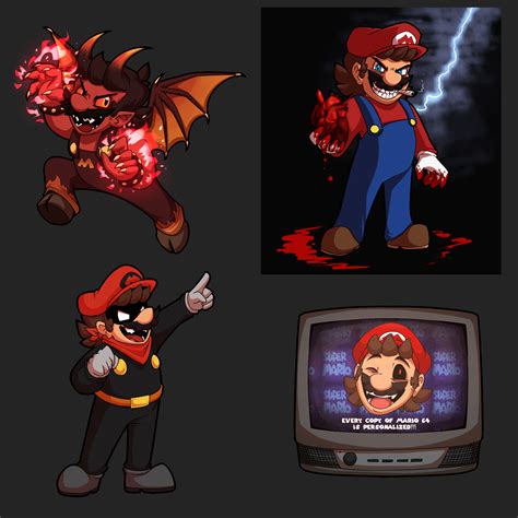 EVIL MARIO by ProfessorAurabolt on DeviantArt