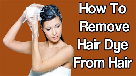 How To Remove Hair Dye From Skinremove Hair Color From Skin Youtube