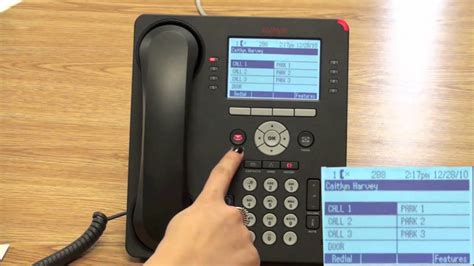 Key Buttons And Features Of Avaya 9608 Telephone Youtube