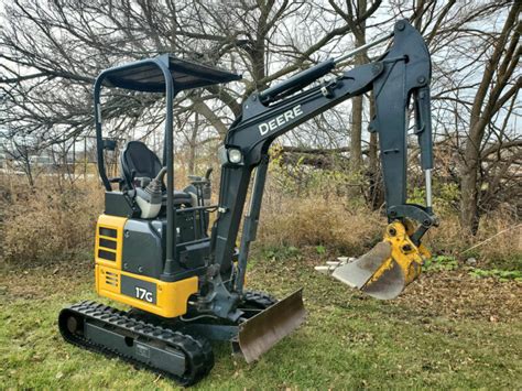 Beautiful 2017 John Deere 17g Diesel Powered Mini Excavator Only 960