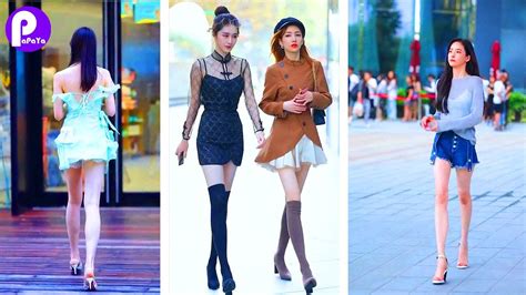 Fashion Girls Walking On The Street 4 Tik Tok Douyin China Papaya
