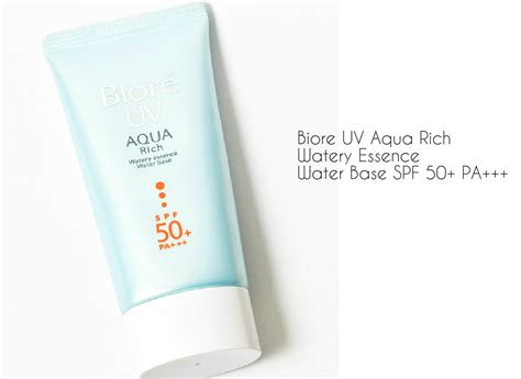 Biore солнцезащитный флюид aqua rich spf50. The Certified Latebloomer: Bioré UV Aqua Rich Watery Essence