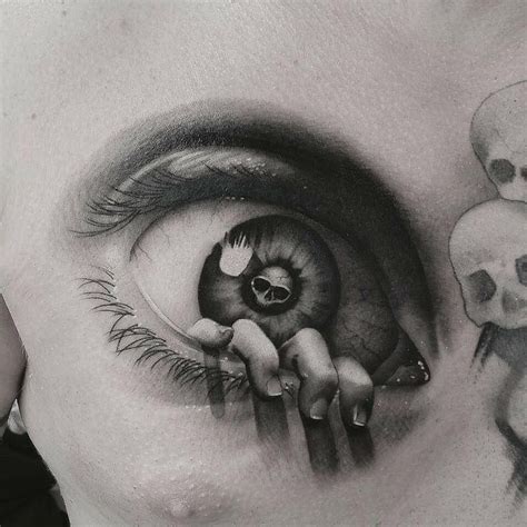 Eye Tattoo By Rich Knight Top Tattoos Skull Tattoos Tattoos And