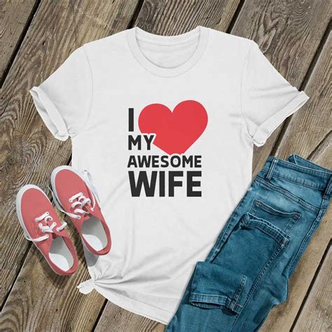 i love my awesome wife t shirt trendyclotheshq