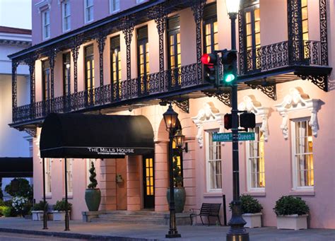 Pretty In Pink The Mills House Wyndham Grand Of Charleston South Carolina Charleston Hotels