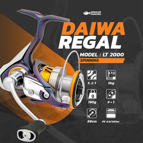 Jual Reel Daiwa Regal LT 2000D Shopee Indonesia