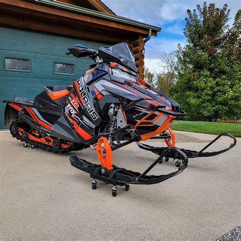 Black Ice Snowmobile Dolly Set Black Widow