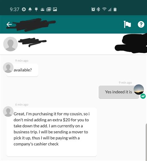 Scam from Offerup? : r/Scams