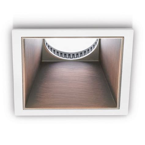 Quadrati e rotondi in gesso, in plastica, in metallo o vetro per ambienti. Faretto da incasso gfa623 gfa625 cartongesso quadrato rame ...