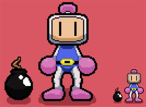 Bomberman Sprite By Psychedelicsamurai On Newgrounds