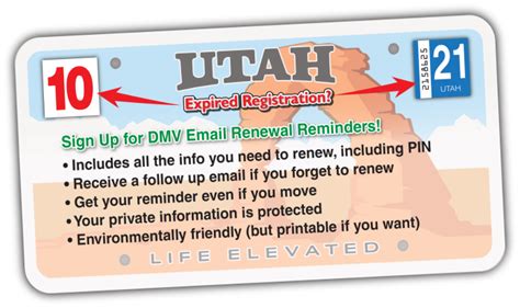 Utah Motor Vehicle Registration Renewal