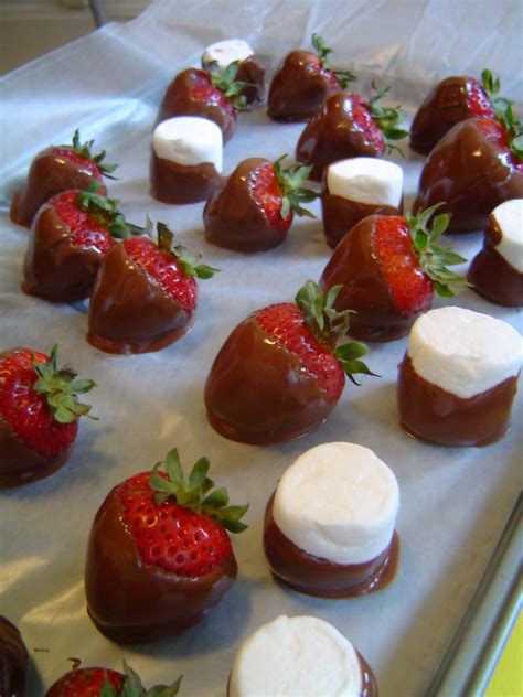 Chocolate Covered Strawberries And Marshmallows Adam Sonnett Flickr