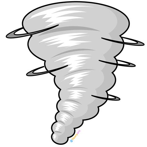 Free Tornado Clipart With Outline Pearly Arts