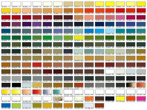 Maaco Paint Maaco Color Chart