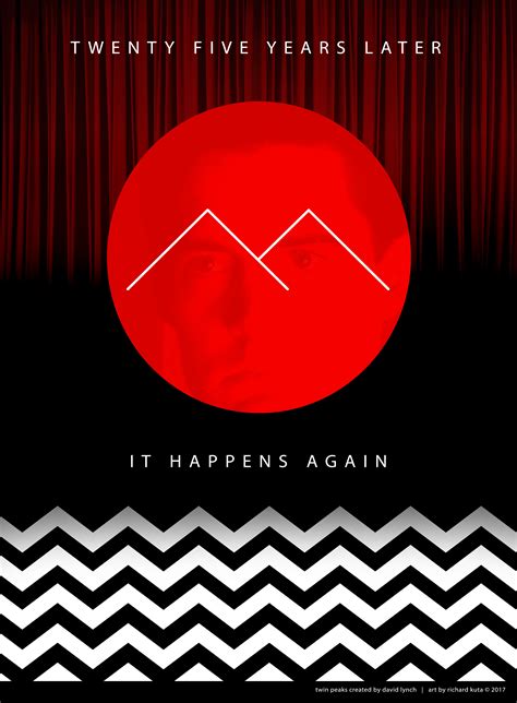 Twin Peaks Season 3 Poster Series E Filmes Fotografia De Casais Glauber