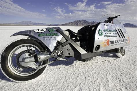 It is standardized as the speed over a course of fixed length, averaged over two runs in opposite directions. Biodiesel-powered BMW breaks world land speed record | MCN