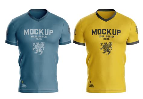 Mens Sports T Shirt Mockup Gráfico Por Roverto Castillo · Creative Fabrica