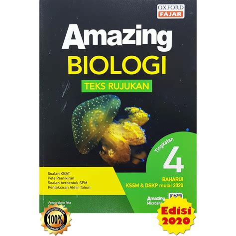 Biologi kbsm tingkatan 5 bab 4 pembiakan dan pertumbuhan versi tahun 2020. Buku Rujukan: Amazing 2020 - Biologi Tingkatan 4 | Shopee ...