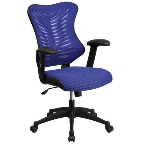 Buy mesh office chair and get the best deals at the lowest prices on ebay! High-Back Blue Mesh Executive Office Chair with Padded ...