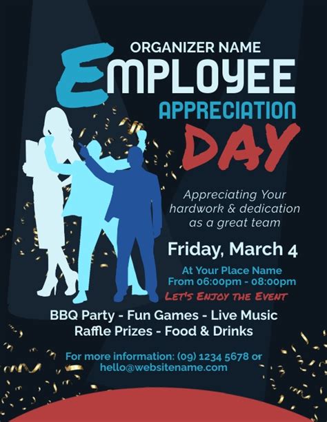 Employee Appreciation Day Flyer Template Postermywall