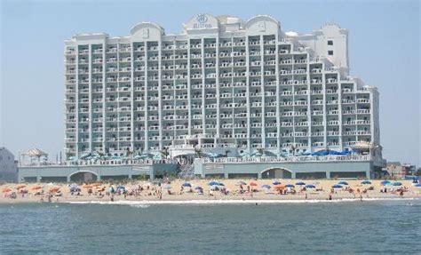 Beach Side Of Hotel Picture Of Hilton Suites Ocean City Oceanfront
