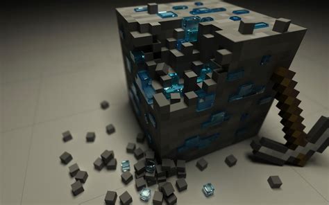 Download Minecraft Wallpaper By Courtneym13 Minecraft Diamond Ore