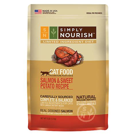 These diets are designed to in a quality cat food, meat should be in the top three ingredients, ideally the first ingredient. Simply Nourish™ Limited Ingredient Diet Cat Food - Natural ...