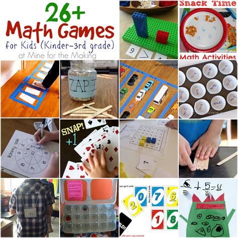 The educational games also helps young children learn the alphabets, sound out words using phonics, associate letters with pictures and many more features to develop their early vocabulary. Teach Me Tuesday: 26+ Math Games for Kids - Mine for the ...