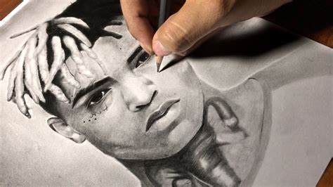 Dibujo De XXX TENTACION Dibujando A XXX TENTACION YouTube