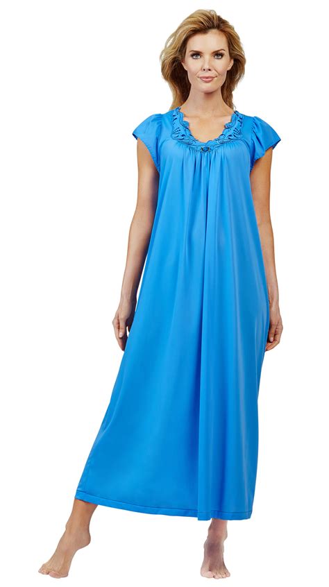 Satin And Lace Nightgowns For Women Misses And Plus Size Nighty