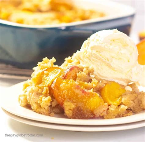 Bisquick Peach Cobbler Fresh And Simple The Gay Globetrotter