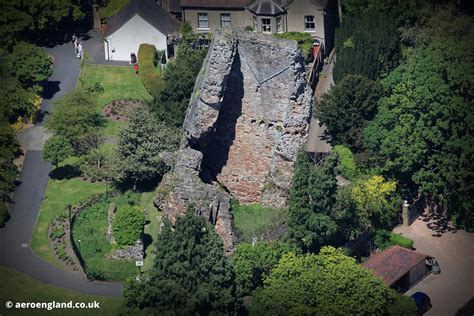 Aeroengland Aerial Photograph Of Oswestry Castle Shropshire Uk
