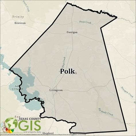 Polk County Shapefile and Property Data - Texas County GIS Data