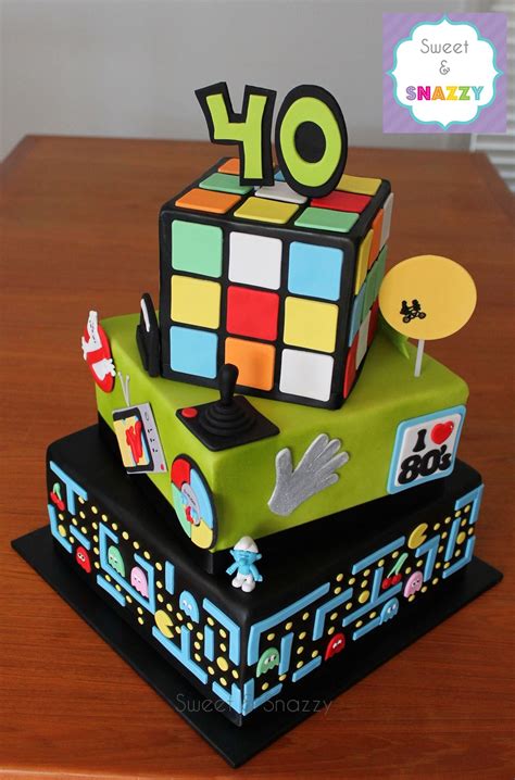 1980s Cake By Sweet And Snazzy Sweetandsnazzy