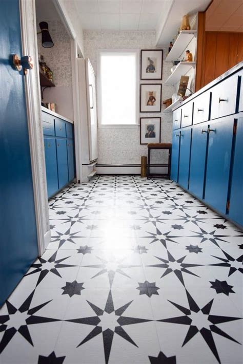The Best PeelandStick Vinyl Tile Projects on Pinterest  Kate Decorates