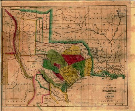 Maps Of Texas And San Jacinto In 1836