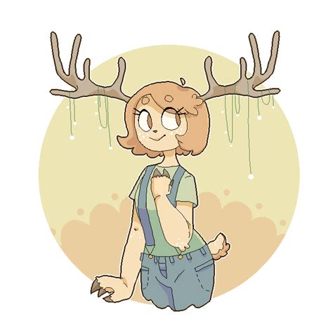 Pixilart Deer Girl By Keso42